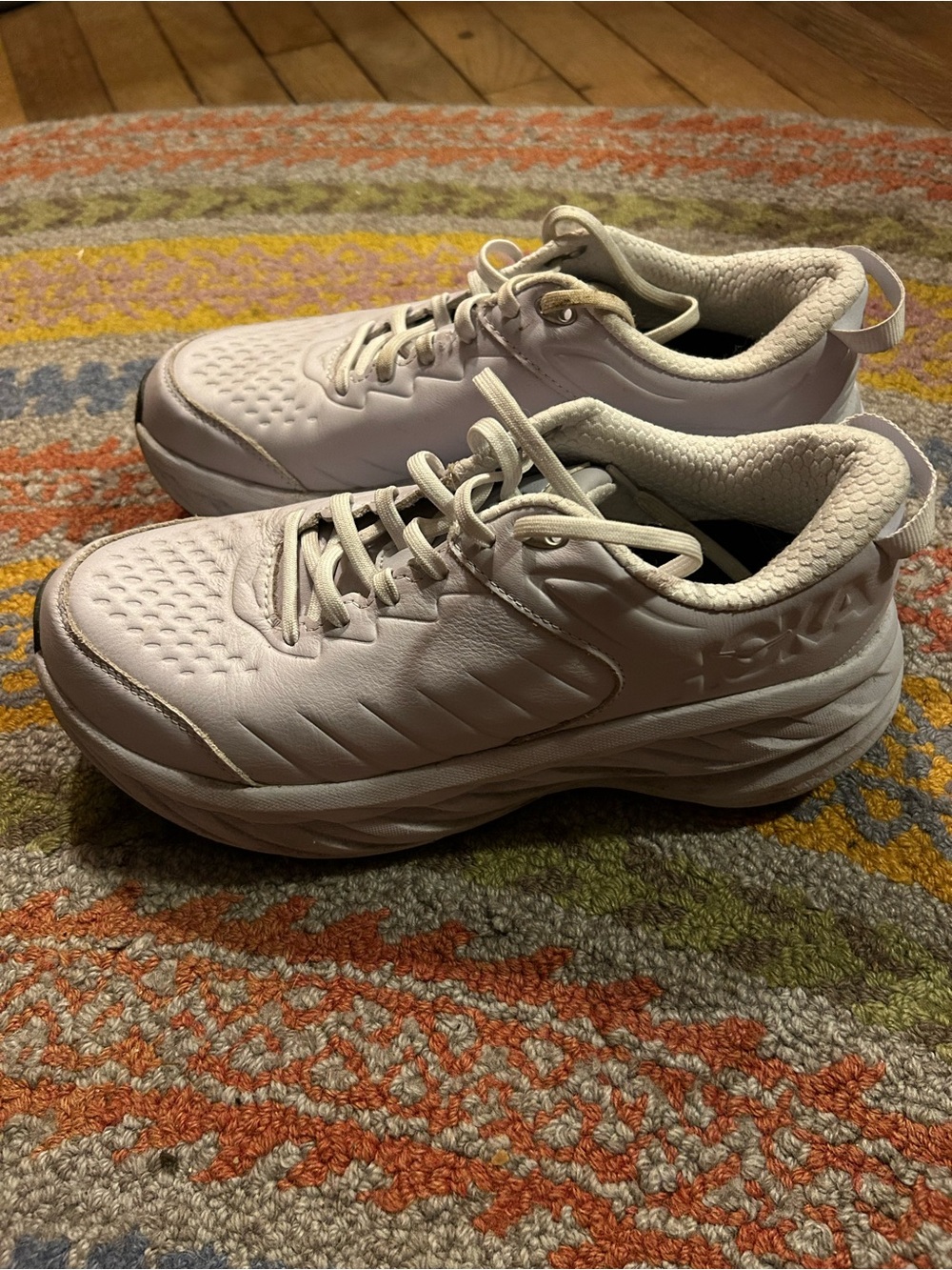 Hoka Women's White Athletic Sneakers